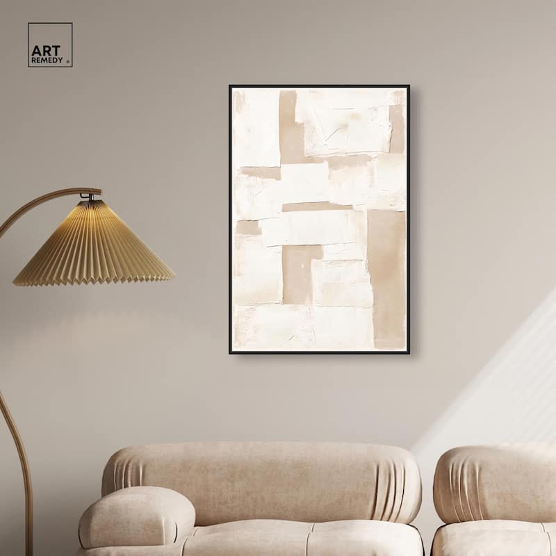 Plastered Planes III Canvas by Art Remedy