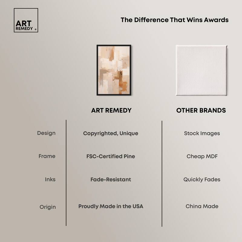 Sandstone Hush Canvas by Art Remedy