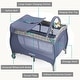 preview thumbnail 9 of 8, Gymax Foldable Baby Playard Portable Playpen Nursery Center w/ - See Details