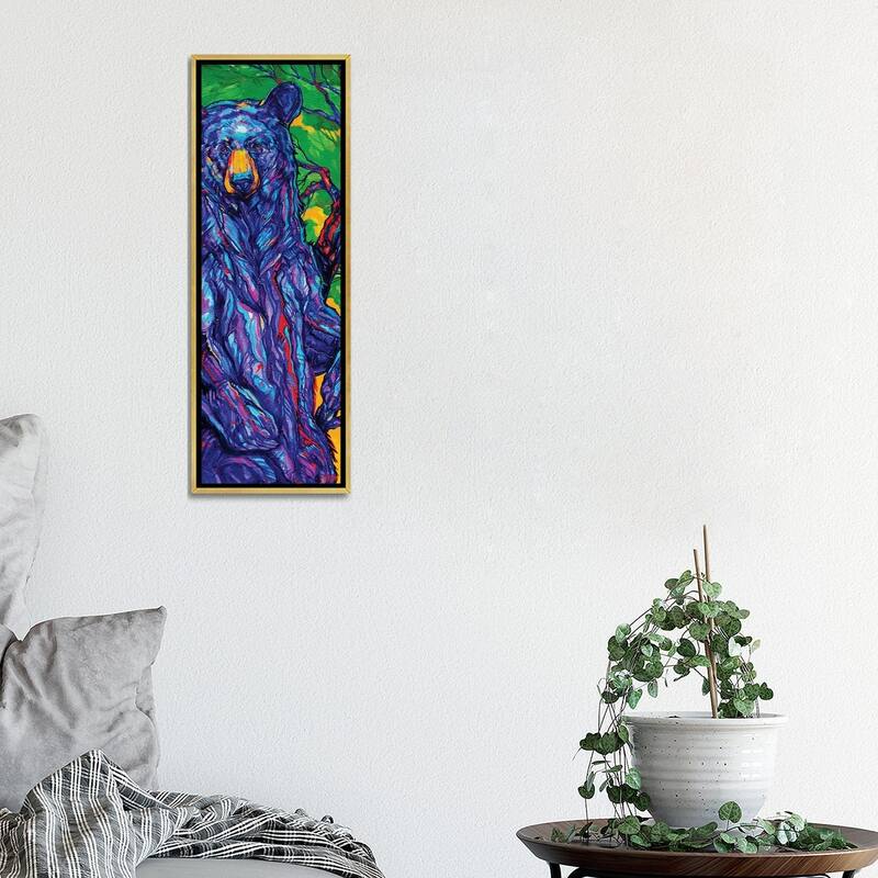 iCanvas "Guardian Bear" by Derrick Higgins Framed Canvas Print