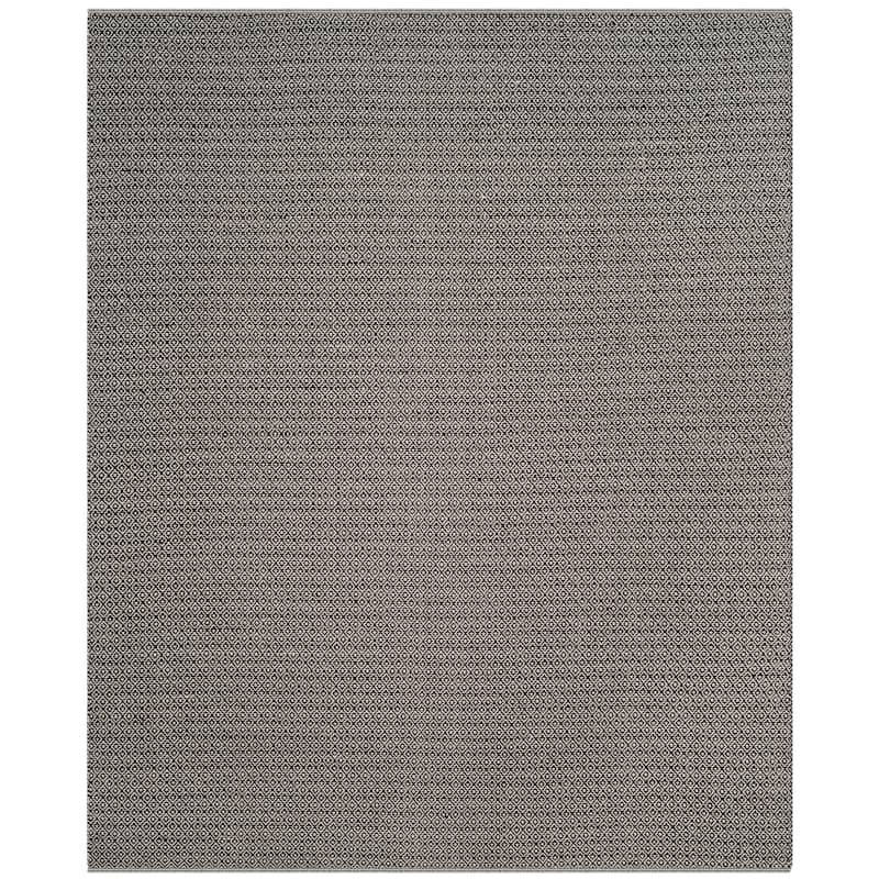 SAFAVIEH Montauk Glyn Handmade Cotton Area Rug - 5' x 7' - Ivory/Black - Rectangle