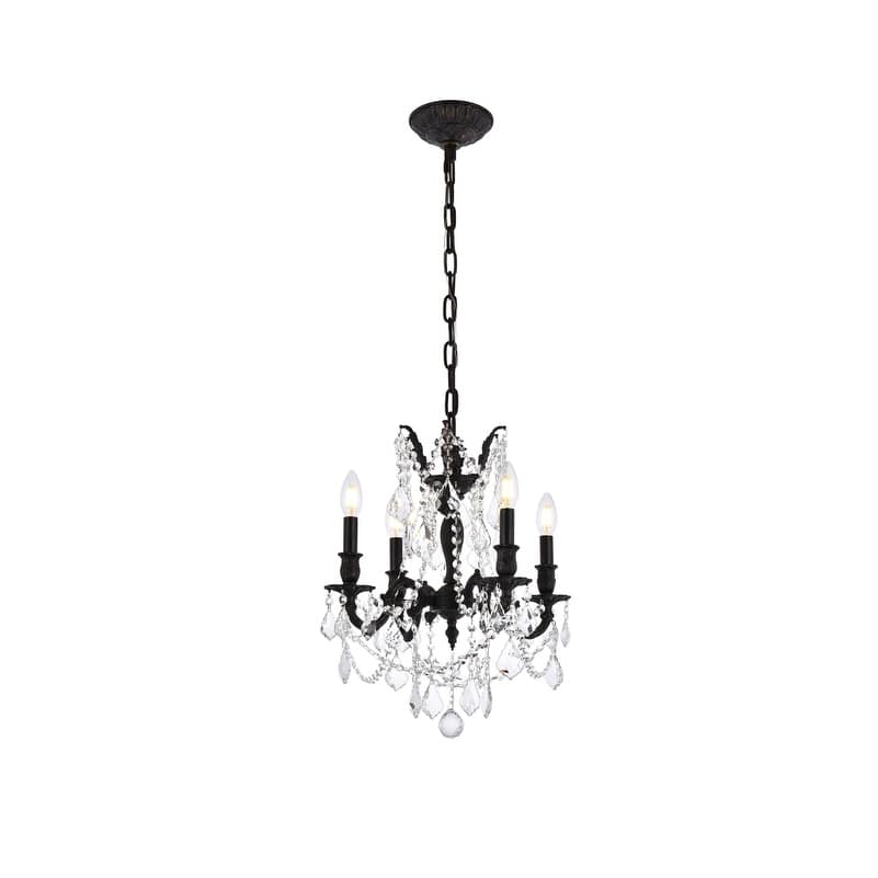 Fleur Illumination 4 light Dark Bronze Pendant