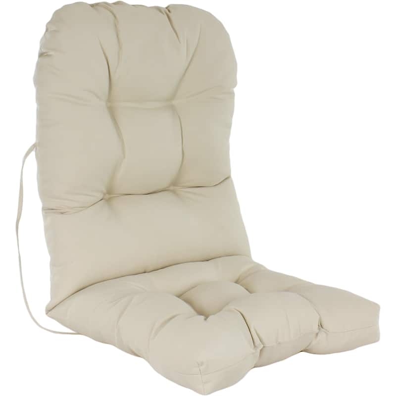 Outdoor Adirondack-style Patio Chair Cushion - Cream