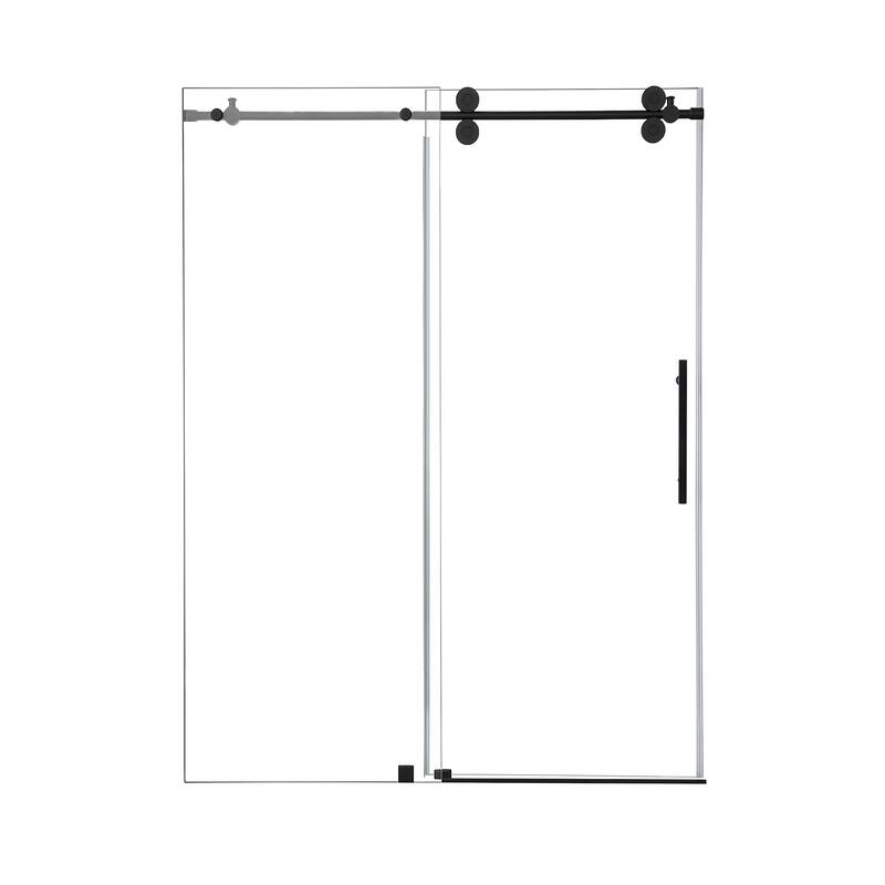 Altair Lazaro Single Sliding Frameless Shower Door with Clear Glass