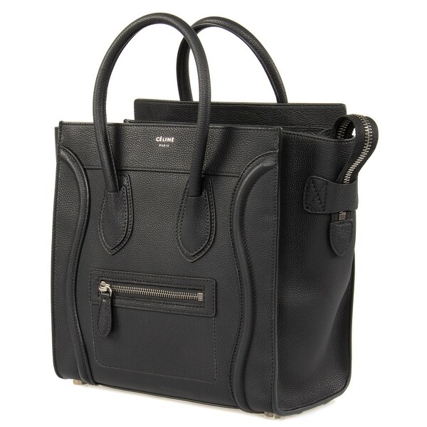 celine micro luggage black
