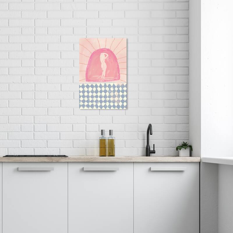 Wynwood Studio Canvas Spiritual and Religious Angel Number Girl Pink and Light Pink Modern & Contemporary Wall Art Canvas Print - 24 x 16
