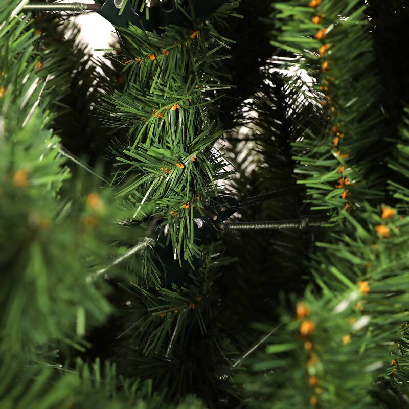 Realistic 6FT 7.5FT Pre-Lit Christmas Tree with 300 400 LED Lights Full Natural Look for Holiday Home Decor