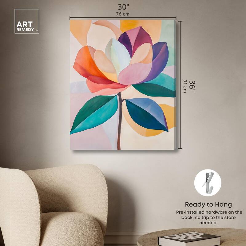 Magnolia in Color I Canvas by Art Remedy, Gallery Wrapped