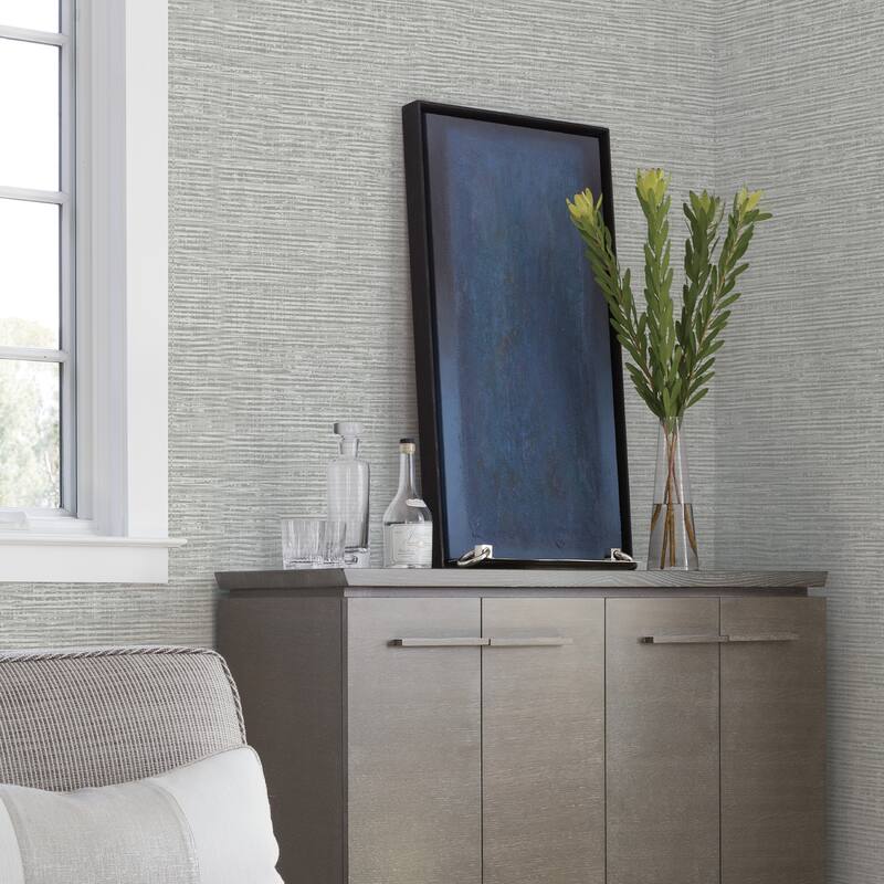 A-Street Prints Vivanta Grey Texture Wallpaper