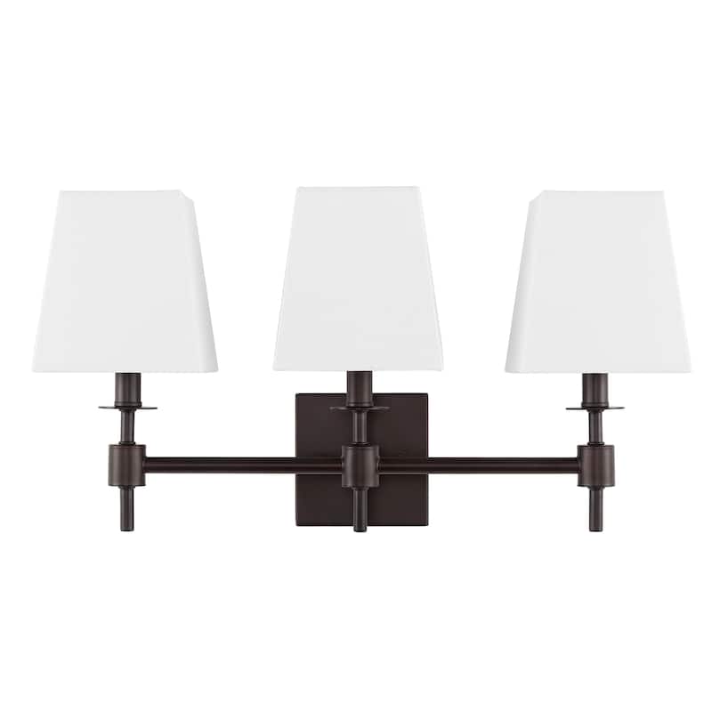 SAFAVIEH Lighting Chiaffreda 21-inch Modern & Contemporary Wall Sconce (3-Bulb) - 7Wx21Dx11H