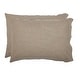 preview thumbnail 5 of 3, Sawyer Mill Charcoal Ticking Stripe Standard Pillow Case Set of 2 21x30