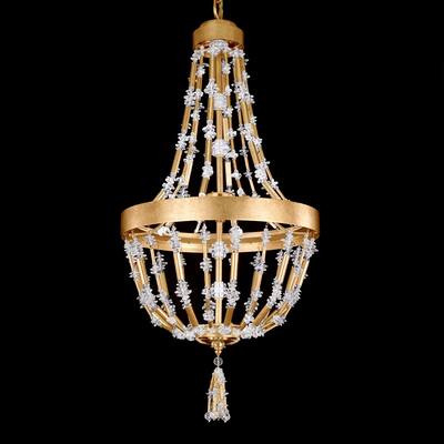 Bali 1-Light LED Pendant 3000-3500-4000K CCT with Clear Optic Crystal