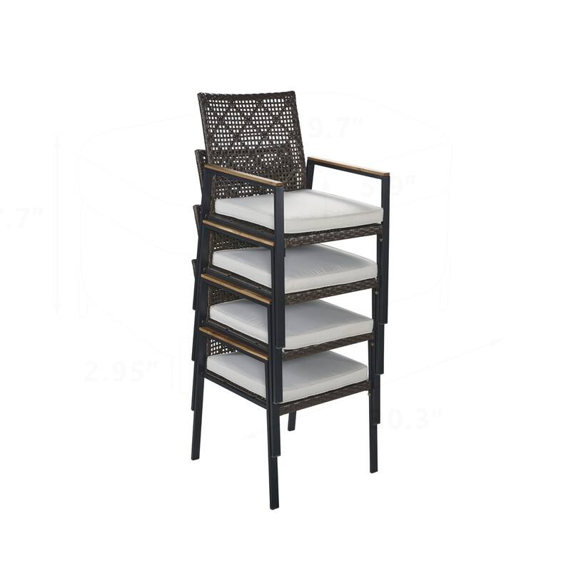 All Weather 5-Piece Patio Dining Table Sets