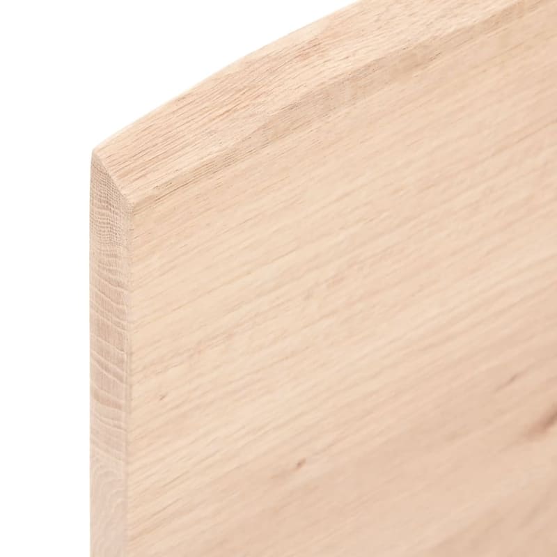 vidaXL Table Top Replacement Countertop Light Brown Treated Solid Wood Oak - 23.6" x 23.6" x 0.8"/ 1