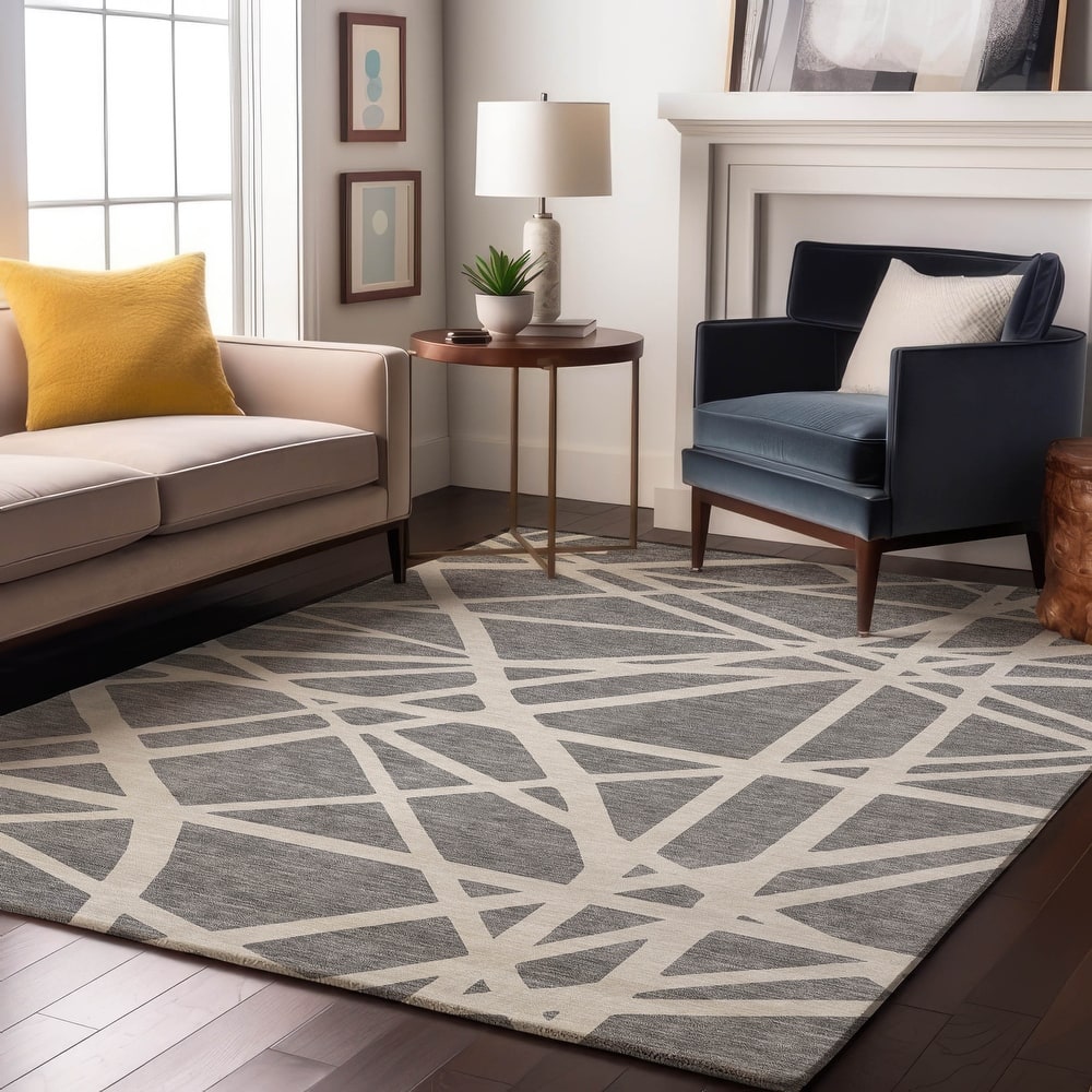 Premium Washable Super Soft Contemporary Harvey Mayfield Rug