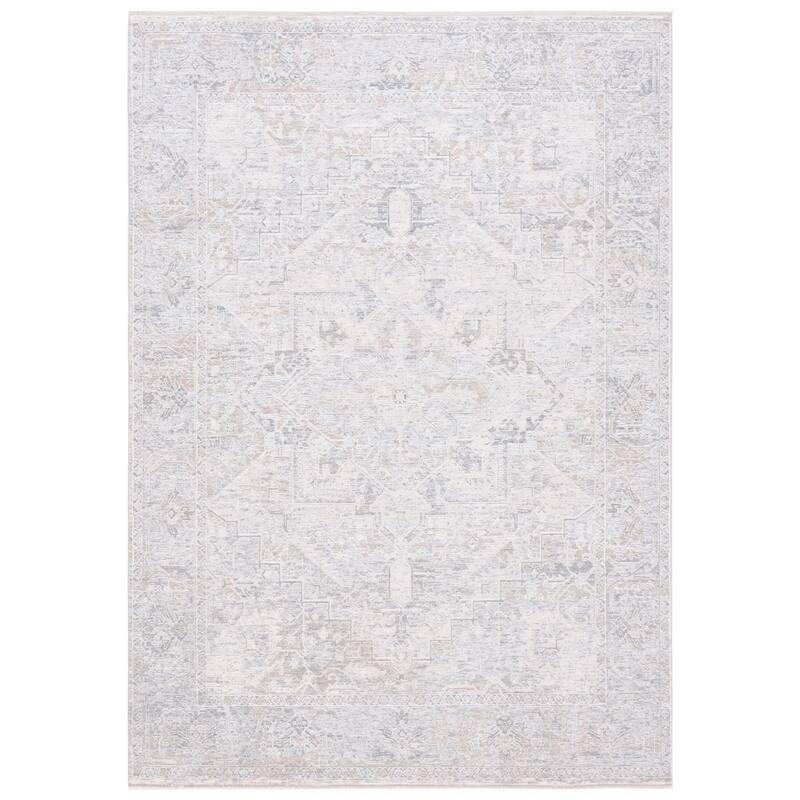 SAFAVIEH Marmara Orene Medallion Rug - 6'7" Square - Beige/Grey Blue