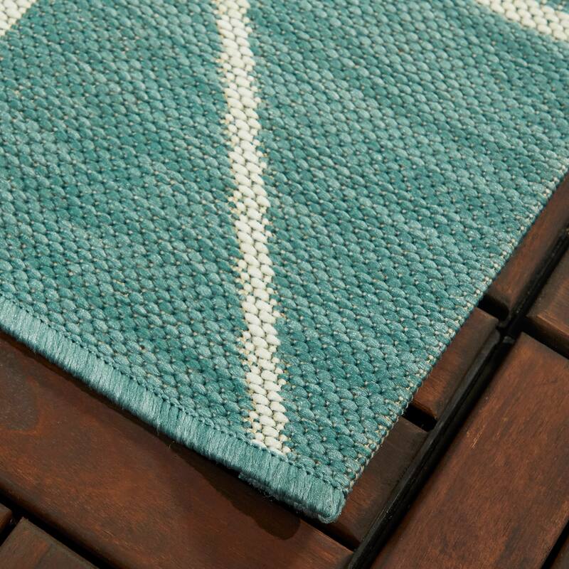 Bonomi Abstract Contemporary Indoor/Outdoor Area Rug