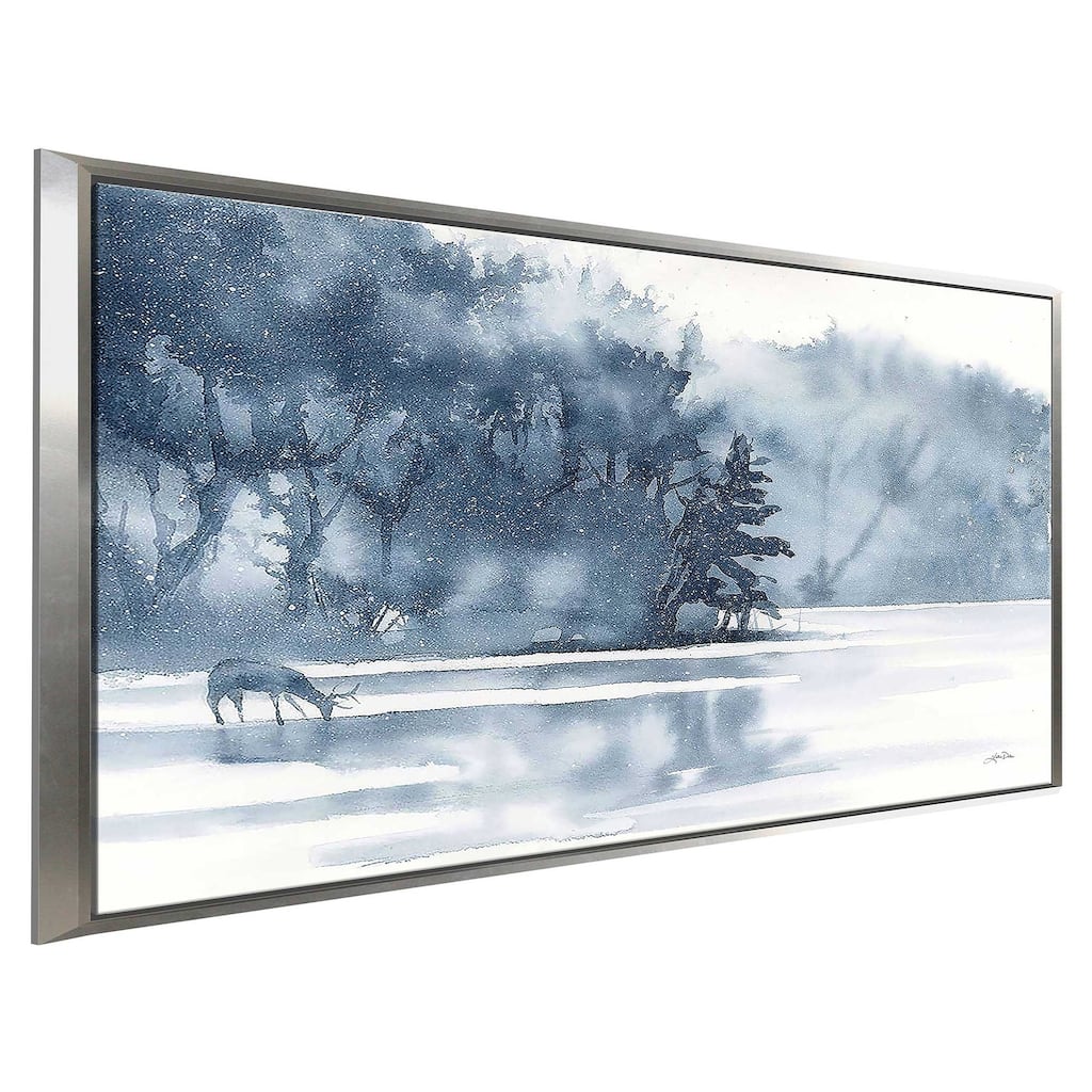 "Winter Lake" Print on Floating Canvas