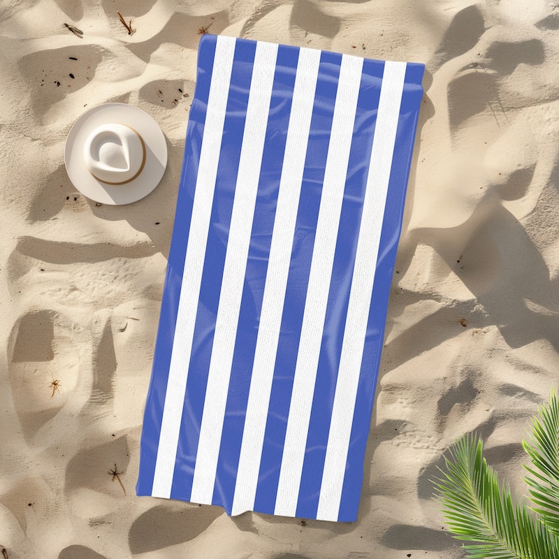 Large Cabana Stripe Beach Towel 30"x60", 35"x70"
