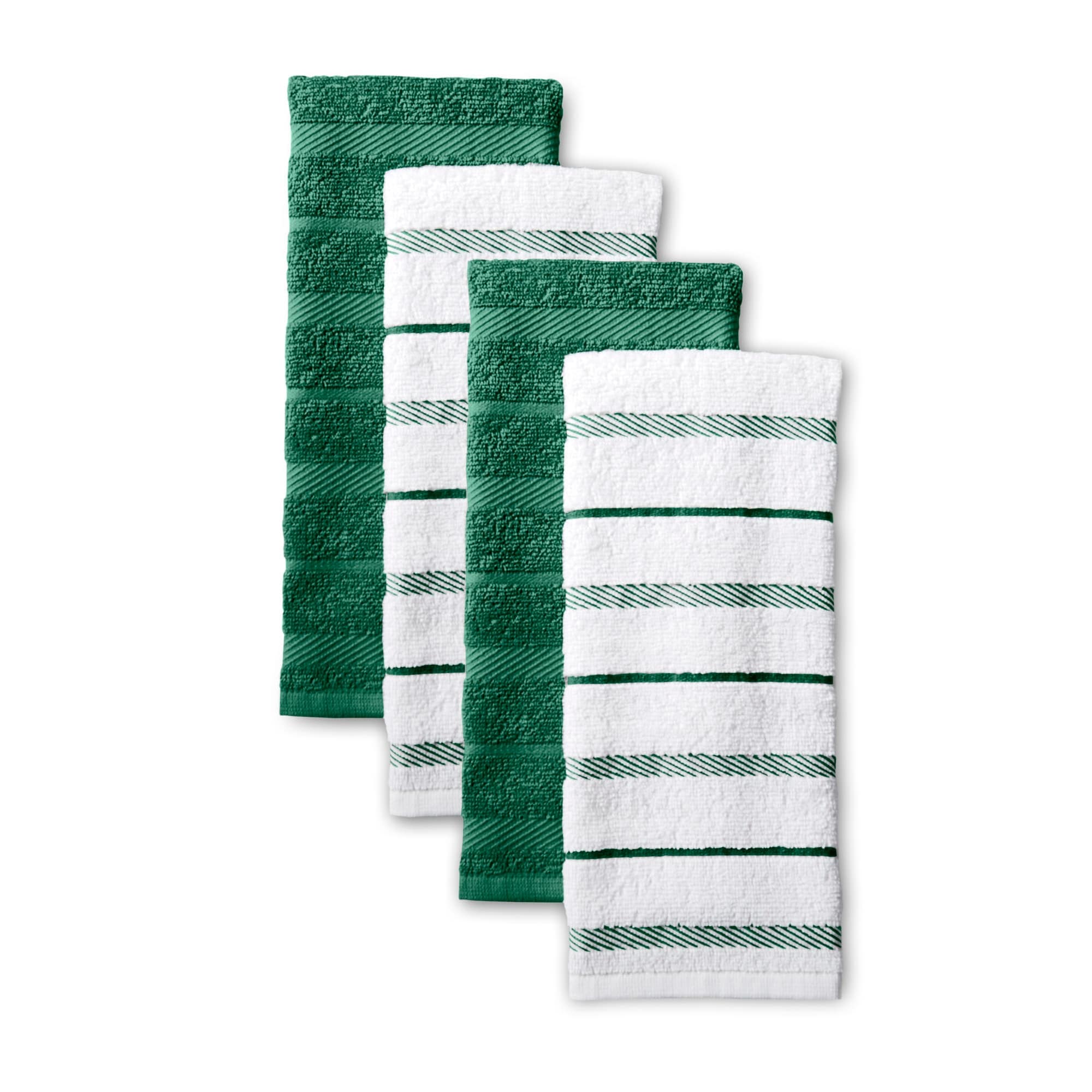 New KitchenAid Emerald Green Set of 6 Oven Mitts, Pot Holders, Towels
