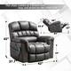 Super Soft Microsuede Power Lift Recliner Sofa with Massage Chair