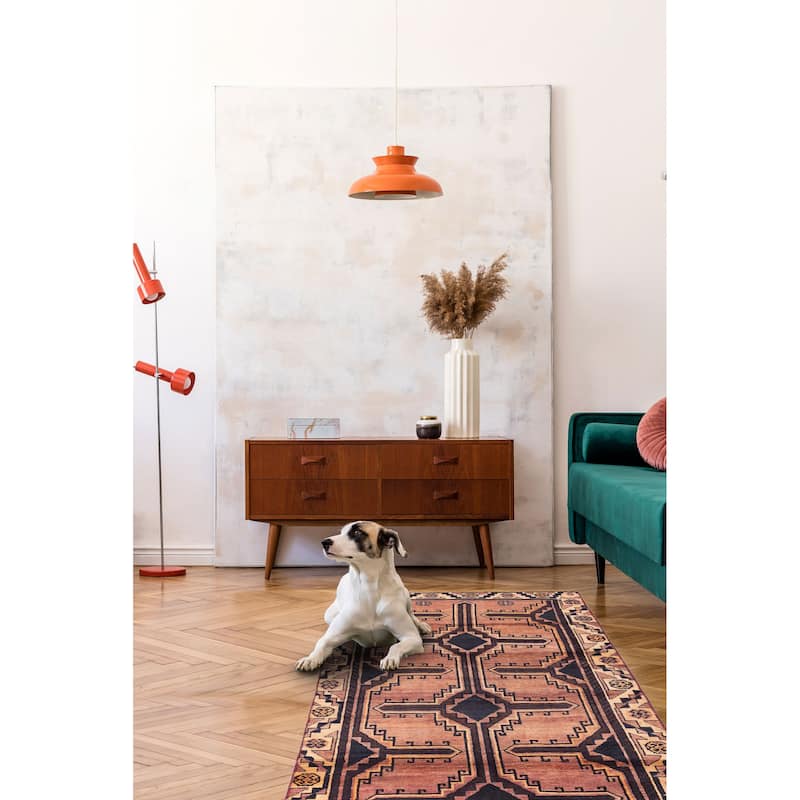 ECARPETGALLERY Hand-knotted Konya Anatolian Blush Wool Rug - 4'4 x 9'9