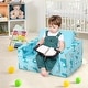 preview thumbnail 2 of 4, 2-in-1 Convertible Kids Sofa Children Flip-Out Lounger Couch Sleeping