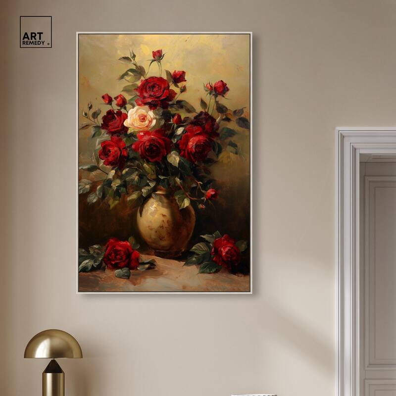 Lavish Lily Lament Canvas by Art Remedy