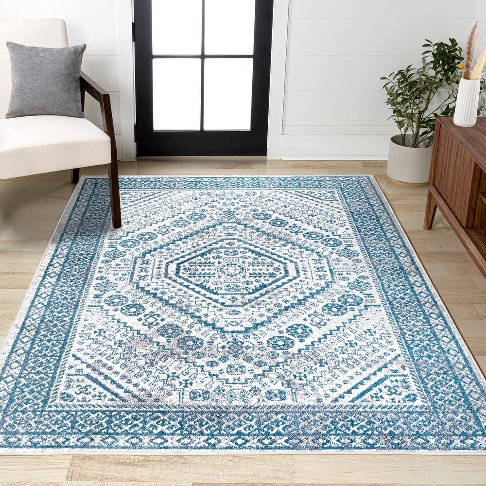 JONATHAN Y Dhiya Cottage Medallion Area Rug