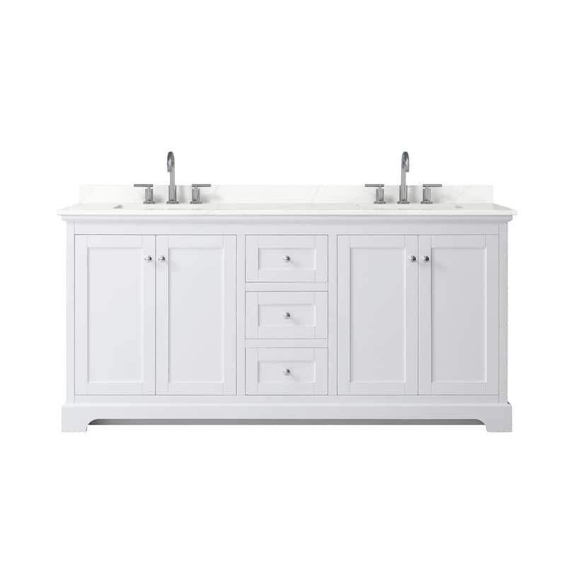 Wyndham Collection WCV232372D-QTZ-US3MXX Avery 72" Free Standing