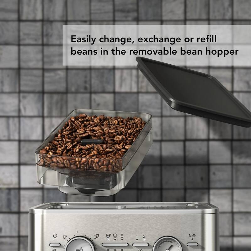 KitchenAid Semi Automatic Espresso Machine with Burr Grinder, KES6551