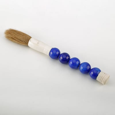 Artissance 14" Sky Blue Marble Beads Calligraphy Brush