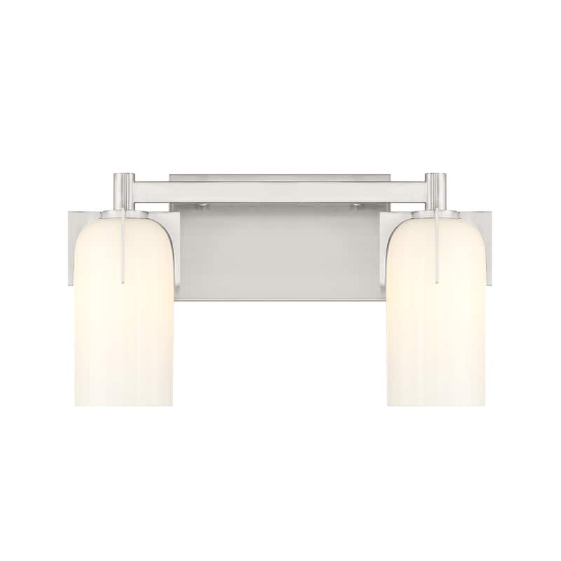 Savoy House 8-4128-2 Caldwell 2 Light 15" Wide Vanity Light - Satin Nickel