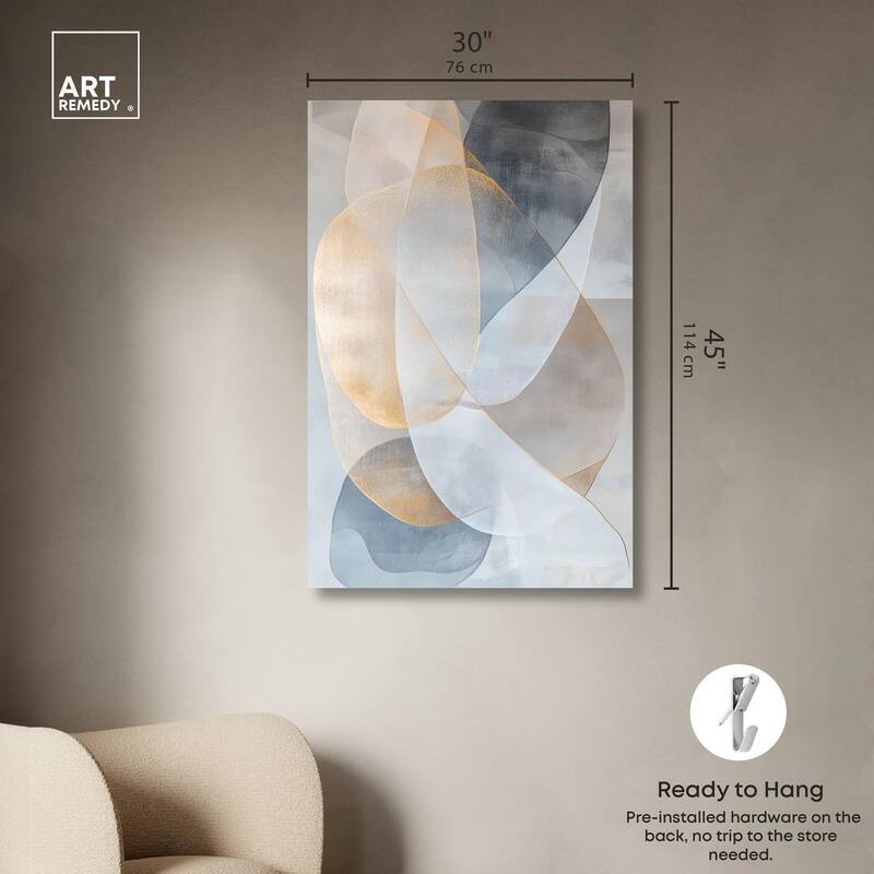 Blue Haze Canvas by Art Remedy, Gallery Wrapped