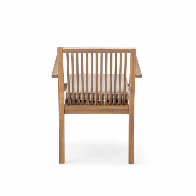 Christopher Knight Home - Calanthe Acacia Wood Patio Dining Chair（Set of 2）