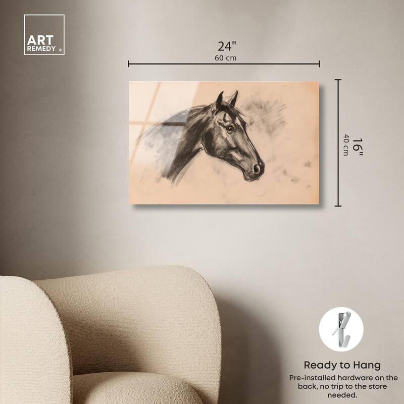 Strong side Acrylic by Art Remedy, Ready to Hang