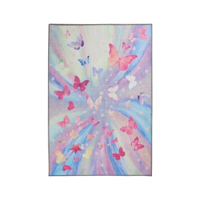 Superior Butterfly Kids Indoor Area Rug