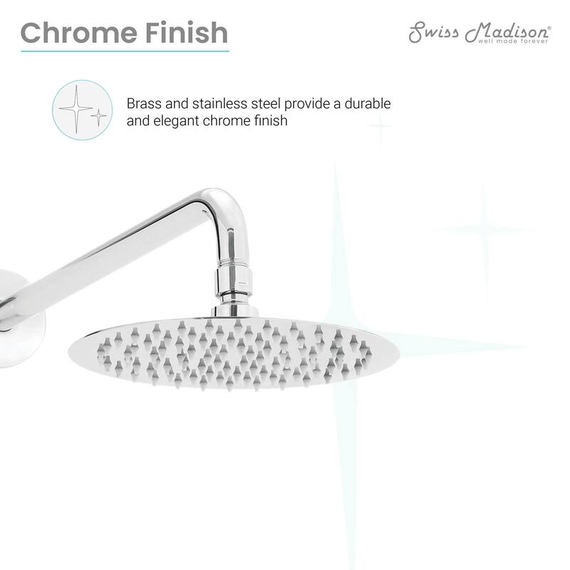 Swiss Madison SM-STF00 Ivy Tub and Shower Trim Package with 1.8 GPM