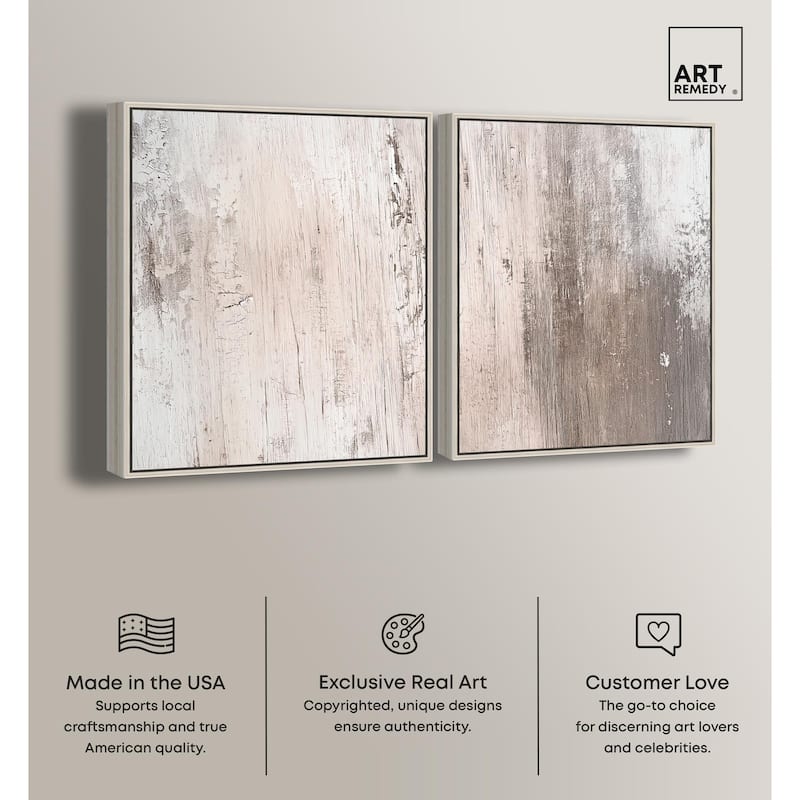 Striated Texture IV Canvas Set of 2 by Art Remedy