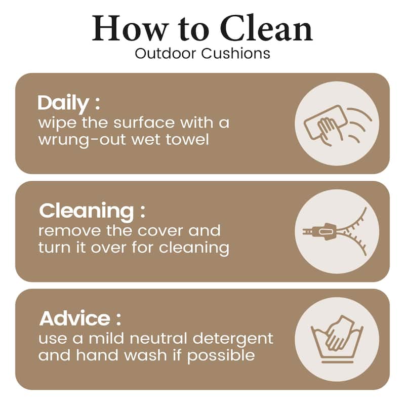 Outdoor Lounge Chair Cushions Patio Chaise Lounge Chair Seat Cushion with Pillow