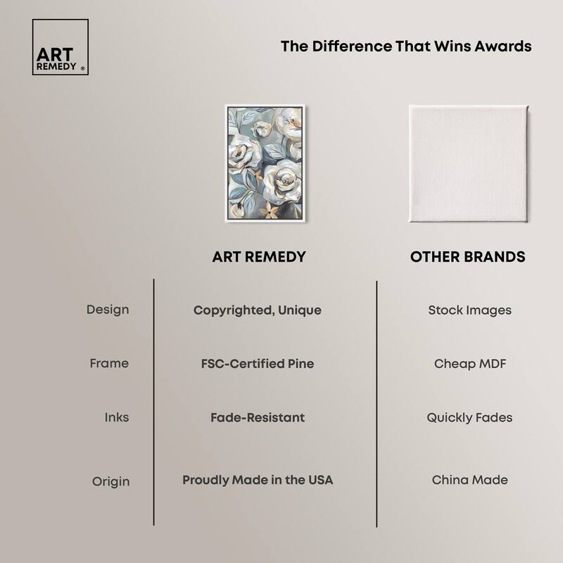 Grey Delight Canvas by Art Remedy