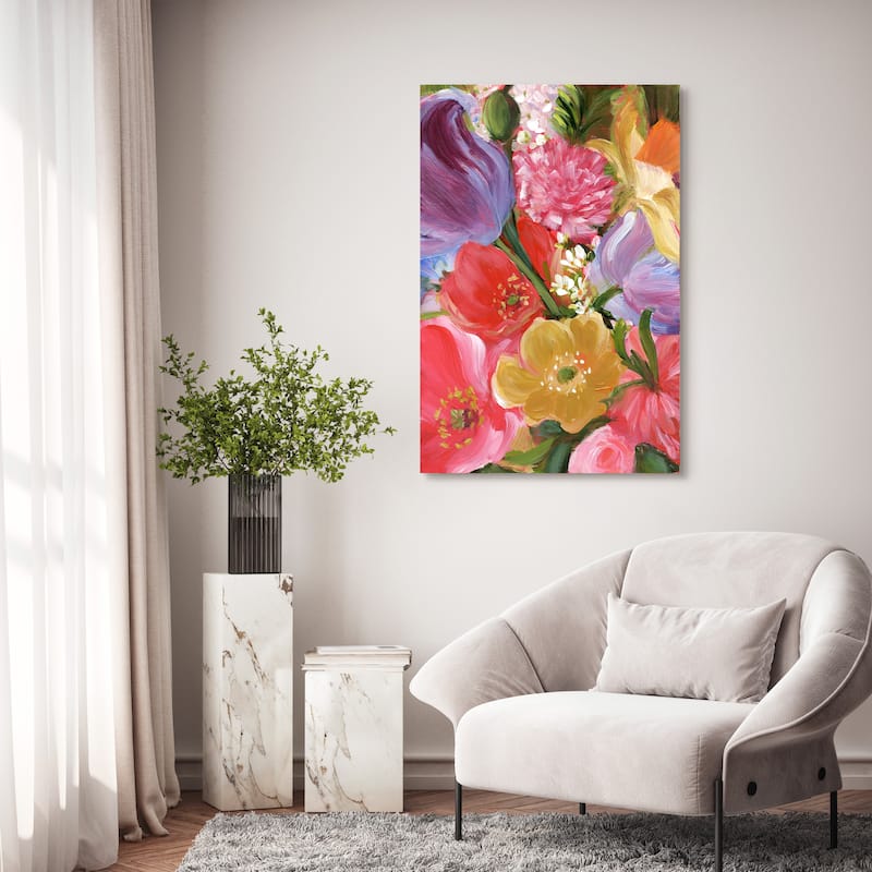 Empire Art Direct Blossom Symphony I Printed Tempered Glass Wall Art
