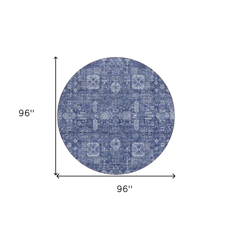 HomeRoots Oriental Transitional Rectangle Outdoor Rug