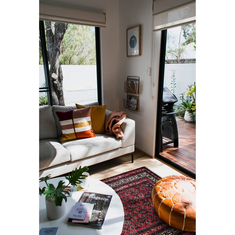 ECARPETGALLERY Hand-knotted Andelz Red Wool Rug - 5'1 x 9'4