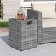 preview thumbnail 8 of 34, Costway Propane Tank Cover Table,16 Inch Square PE Rattan Gas Tank - See Details