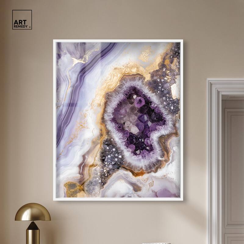Amethystine Dream II Shadowbox by Art Remedy