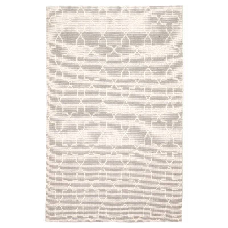 ECARPETGALLERY Braid weave Sienna Grey Wool Rug - 5'0 x 7'11 - Grey - 5'0 x 7'11