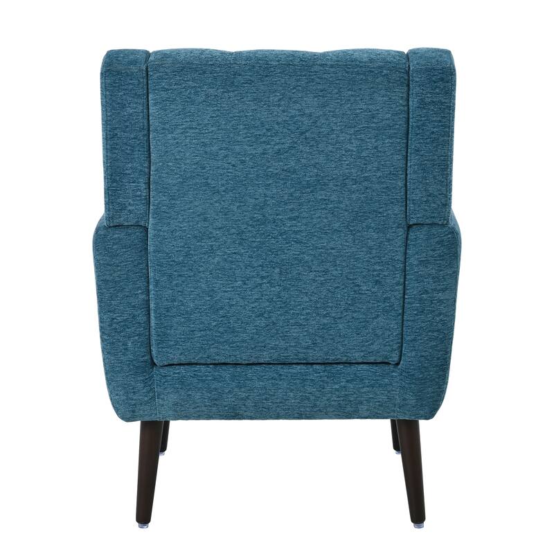 Modern Accent Chair,Chenille Arm Chairs for Living Room,Comfy Soft Padded Lounge Chair in Small Space, Bedroom