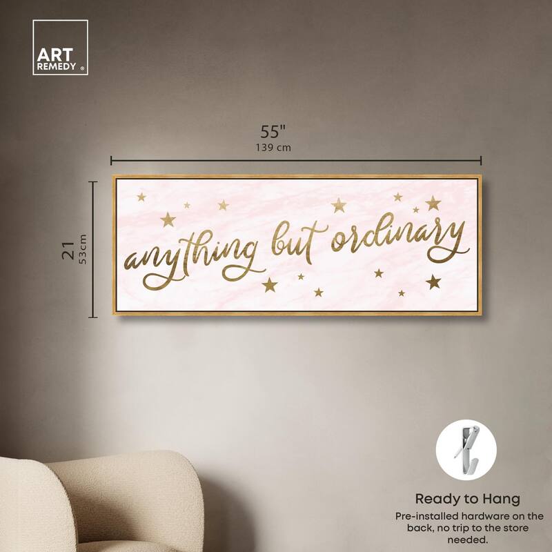 Ordinary Gold Panoramic Canvas by Art Remedy