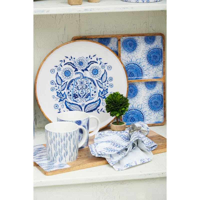 Blue Harvest Pumpkin Tray